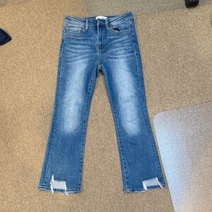 Vervet Women's Blue Distressed Jeans